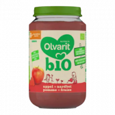 Olvarit Biologische appel en aardbei (vanaf 6 maanden)