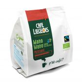 Cafe Liegeois Mano Organic puissant coffee pods fair trade