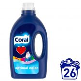 Coral Liquid laundry detergent for colored laundry optimal color