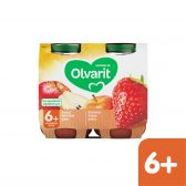 Olvarit Strawberry, apple and pear 2-pack (from 6 months)