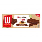 LU Zacht trio chocolade koekjes