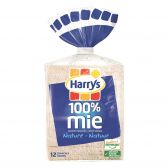 Harrys 100% mie bread natural large slices