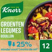 Knorr Vegetable stock with low in salt