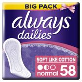 Always Liner soft cotton normal pantyliners
