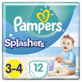 Pampers Splashers size 3 pants carry pack