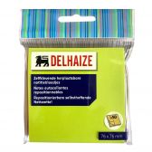 Delhaize Self-adhesive memo lables neon