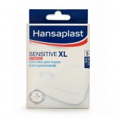 Hansaplast Steriele gevoelige XL pleisters 6 x 7 cm