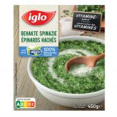 Iglo Gehakte spinazie met Alpro (alleen beschikbaar binnen Europa)