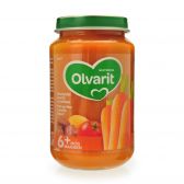 Olvarit Carrot stew with tomato and beef 2-pack (from 6 months)