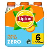 Lipton Ijsthee perzik suikervrij 6-pack