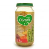 Olvarit Green peas, beef and potatoes 2-pack (from 12 months)
