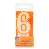 Delhaize Birthday candle number 6