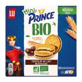 LU Prince biologisch gevulde chocolade koekjes mini's
