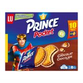 LU Prince koekjes met chocolade vulling pocket