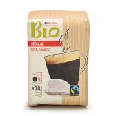 Delhaize Biologische regular koffiepads fair trade