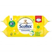 Scottex Ecologisch vochtig toiletpapier naturally gentle navulling