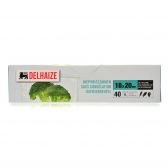 Delhaize Freezer bags with zip