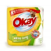 Okay Ecological white extra long kitchen towel