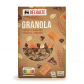Delhaize Granola with chocolate and caramel