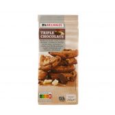 Delhaize Triple chocolate cookies