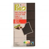 Delhaize Organic dark chocolate 70% tablet fair trade