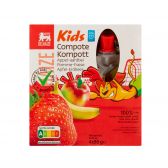 Delhaize Appel en aardbei compote voor kinderen