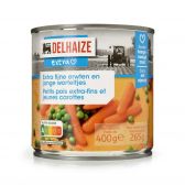 Delhaize Peas and carrots without salt