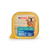 Delhaize Duck with vegetables terrine dog food