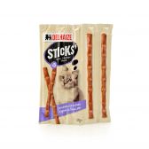 Delhaize Lam en kalkoen sticks kattenvoeding