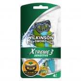 Wilkinson Sword Xtreme 3 sensitive razor blades