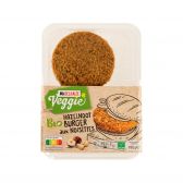Delhaize Organic vegetarian hazelnut burger (at your own risk, no refunds applicable)