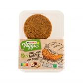 Delhaize Biologische vegetarische hazelnootburger (voor uw eigen risico, geen restitutie mogelijk)