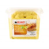 Delhaize Kip salade met currysaus familieverpakking (voor uw eigen risico, geen restitutie mogelijk)