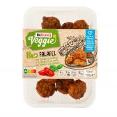 Delhaize Organic falafel with tomato and basil (at your own risk, no refunds applicable)