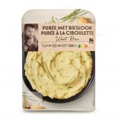 Delhaize Puree met bieslook (voor uw eigen risico, geen restitutie mogelijk)