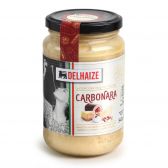 Delhaize Carbonara pasta sauce