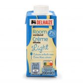 Delhaize Light cream 7% (at your own risk, no refunds applicable)