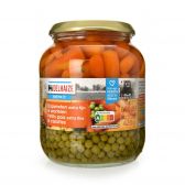 Delhaize Extra fine peas and carrots