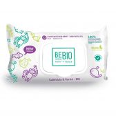 Bebio Organic sensitive baby wipes gold flower and shea butter tree ecological