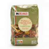 Delhaize Tricolore fusilli pasta