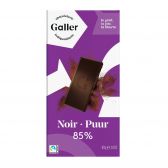 Galler Chocolade noir 85% profond reep