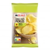 Delhaize Geribbelde pickles chips