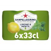 San Pellegrino Limoen munt limonade 6-pack