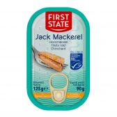 First State Jack fish filets in sunflower oil MSC