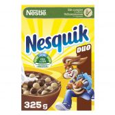 Nestle Nesquik breakfast cereals with white and dark chocolate bolls