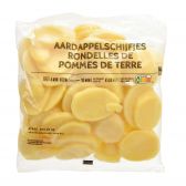 Delhaize Aardappelschijfjes (voor uw eigen risico, geen restitutie mogelijk)