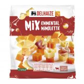 Delhaize Emmental and mimolette cubes (at your own risk, no refunds applicable)