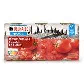 Delhaize Gepelde tomaten blokjes 3-pack