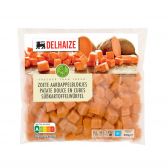 Delhaize Zoete aardappel blokjes (alleen beschikbaar binnen de EU)