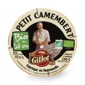 Gillot Biologische noir camembert kaas (voor uw eigen risico, geen restitutie mogelijk)